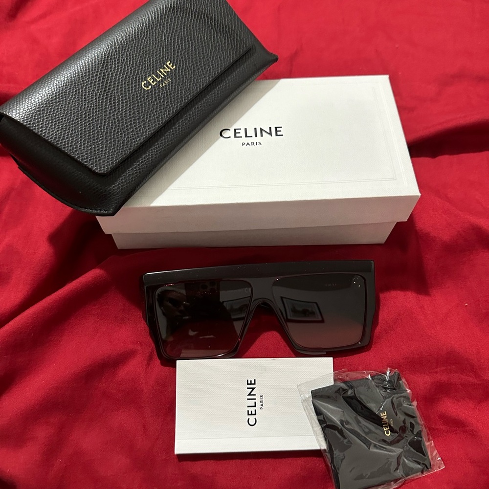Used, Authentic, Celine Oversized Gradient Sunglasses